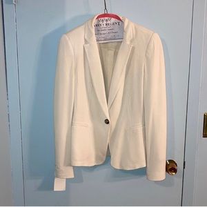 Zara white viscose ( cotton)  blazer